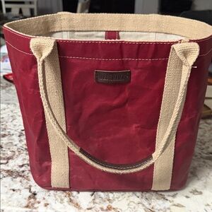 Uashmama XS Guilia Tote. Red/Wine Color Tote Bag